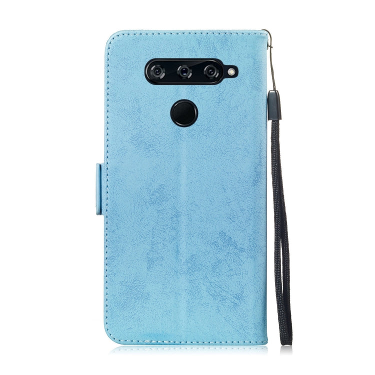Multifunctional Horizontal Flip Retro Leather Case with Card Slot & Holder for LG V40 ThinQ