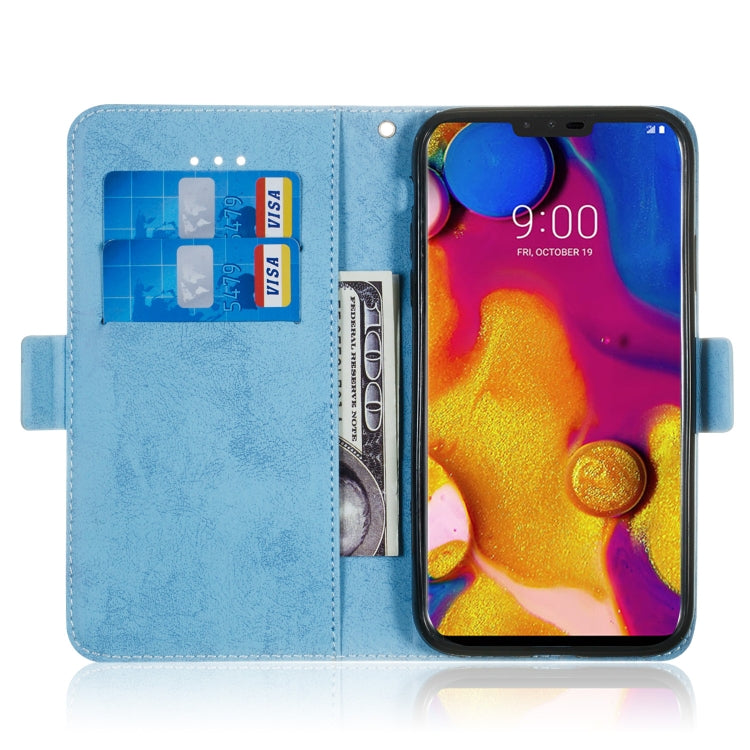 Multifunctional Horizontal Flip Retro Leather Case with Card Slot & Holder for LG V40 ThinQ