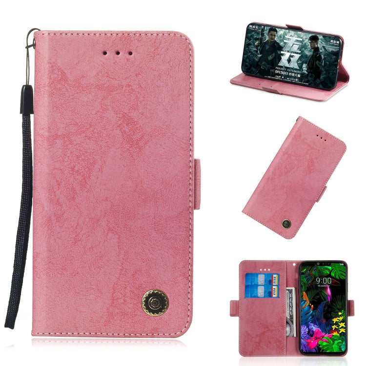 Multifunctional Horizontal Flip Retro Leather Case with Card Slot & Holder for LG V40 ThinQ