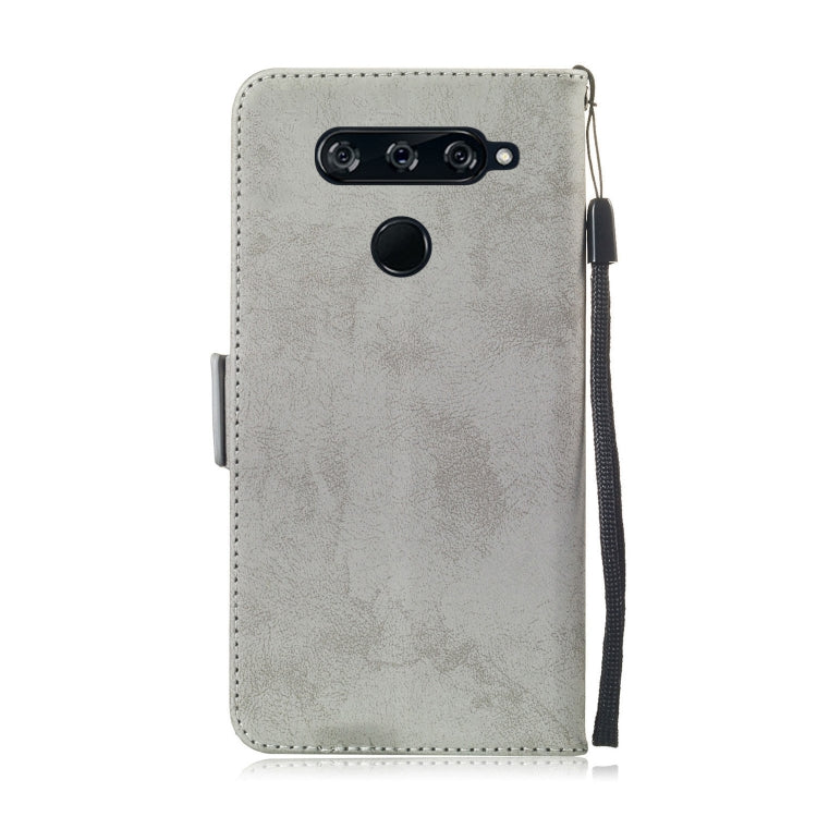 Multifunctional Horizontal Flip Retro Leather Case with Card Slot & Holder for LG V40 ThinQ