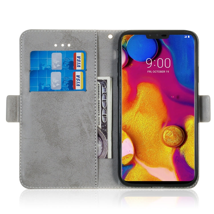 Multifunctional Horizontal Flip Retro Leather Case with Card Slot & Holder for LG V40 ThinQ
