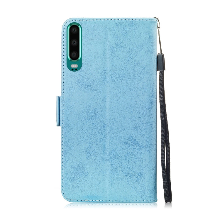 Multifunctional Horizontal Flip Retro Leather Case with Card Slot & Holder for Huawei P30