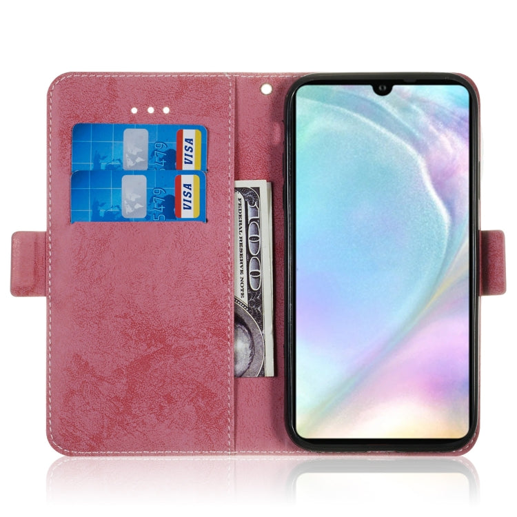 Multifunctional Horizontal Flip Retro Leather Case with Card Slot & Holder for Huawei P30