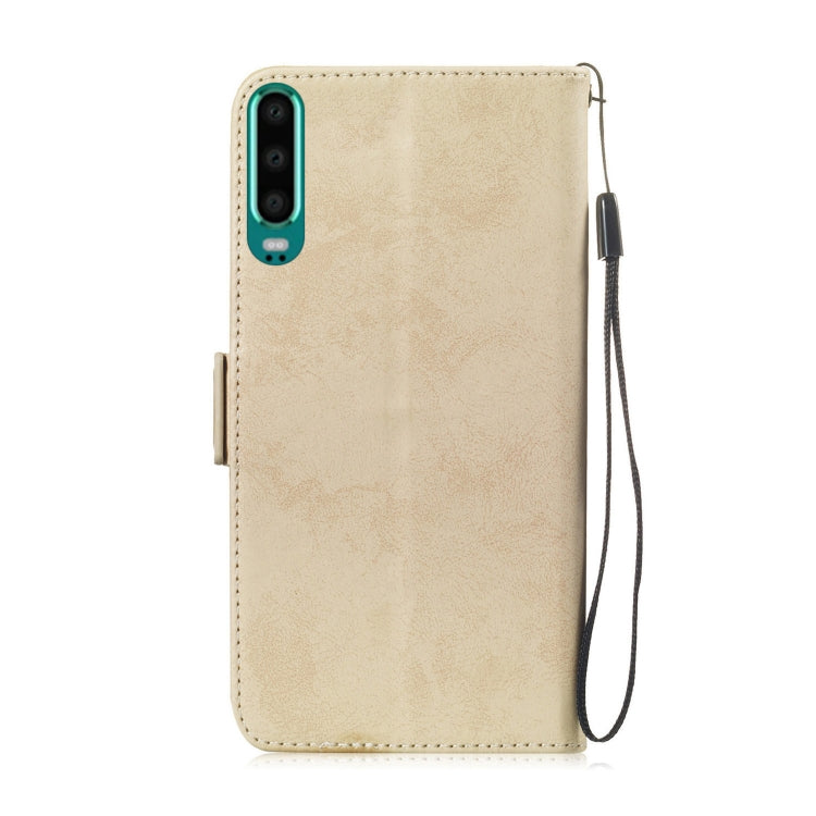Multifunctional Horizontal Flip Retro Leather Case with Card Slot & Holder for Huawei P30