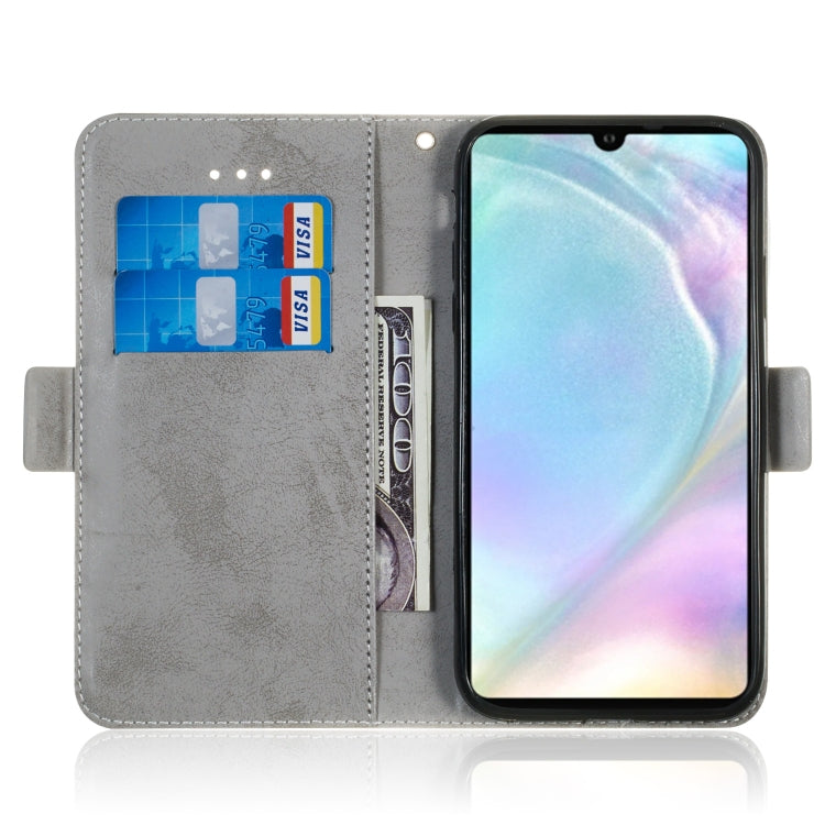 Multifunctional Horizontal Flip Retro Leather Case with Card Slot & Holder for Huawei P30