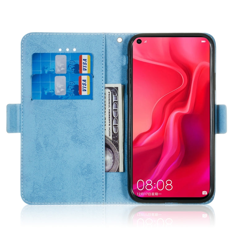 Multifunctional Horizontal Flip Retro Leather Case with Card Slot & Holder for Huawei Nova 4