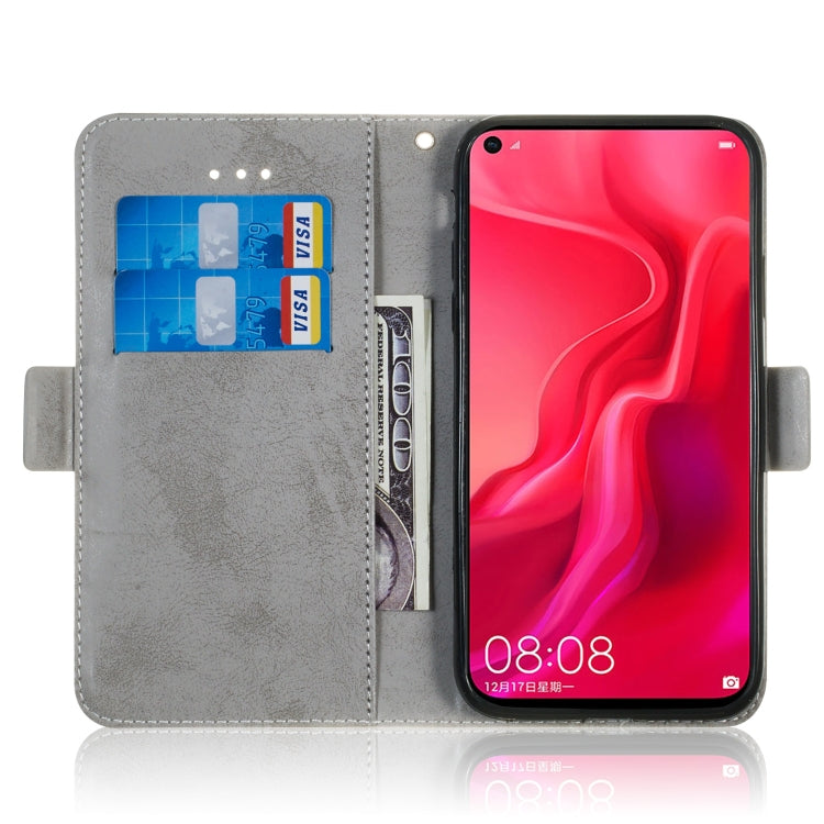 Multifunctional Horizontal Flip Retro Leather Case with Card Slot & Holder for Huawei Nova 4