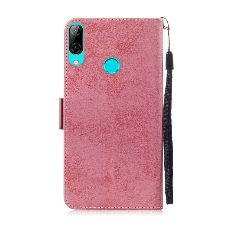 Multifunctional Horizontal Flip Retro Leather Case with Card Slot & Holder for Huawei Psmart 2019 / Honor 10 Lite