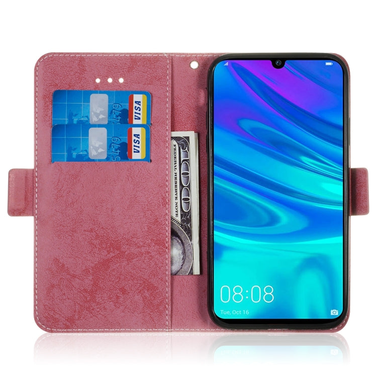 Multifunctional Horizontal Flip Retro Leather Case with Card Slot & Holder for Huawei Psmart 2019 / Honor 10 Lite