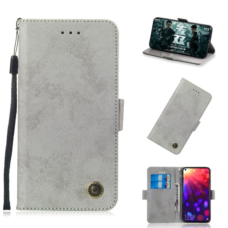 Multifunctional Horizontal Flip Retro Leather Case with Card Slot & Holder for Huawei Psmart 2019 / Honor 10 Lite