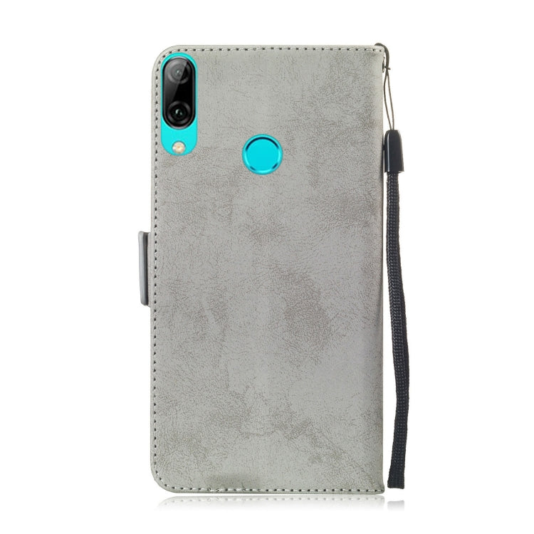 Multifunctional Horizontal Flip Retro Leather Case with Card Slot & Holder for Huawei Psmart 2019 / Honor 10 Lite