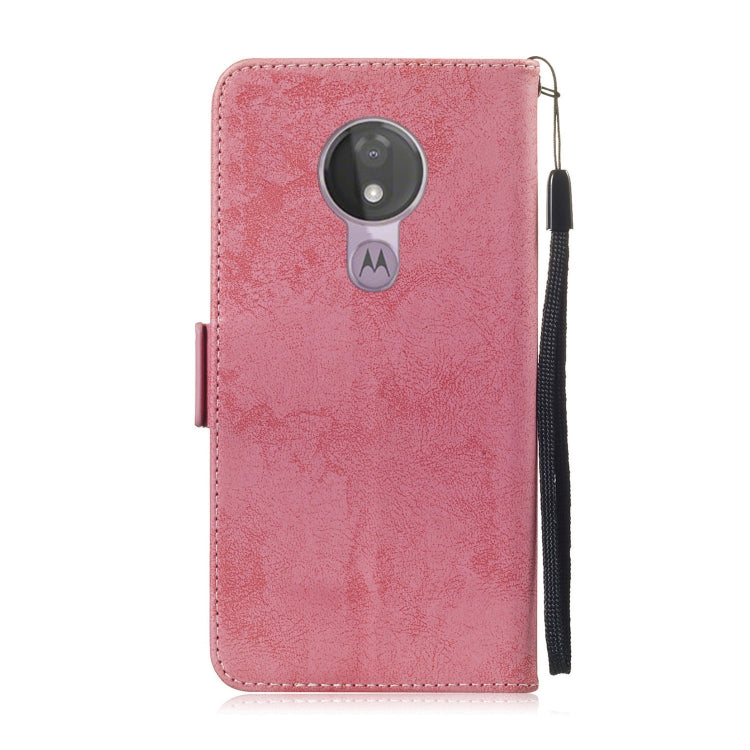 Multifunctional Horizontal Flip Retro Leather Case with Card Slot & Holder for Motorola G7 Power