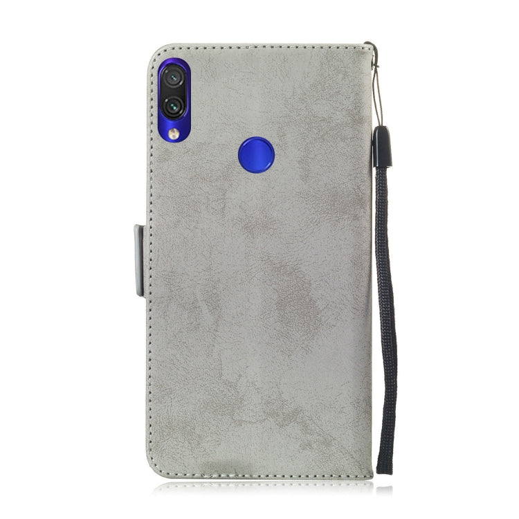 Multifunctional Horizontal Flip Retro Leather Case with Card Slot & Holder for Xiaomi Redmi Note 7