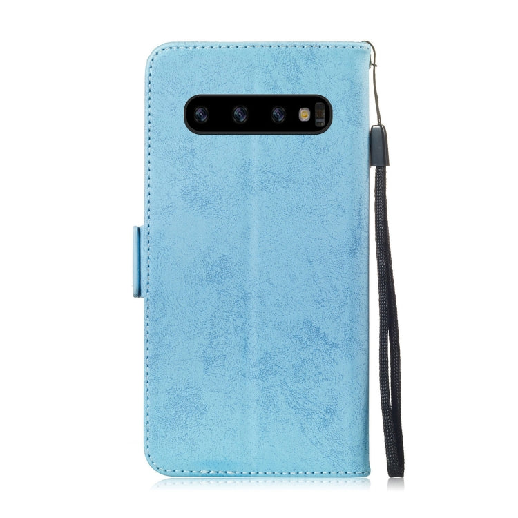 Multifunctional Horizontal Flip Retro Leather Case with Card Slot & Holder for Galaxy S10+