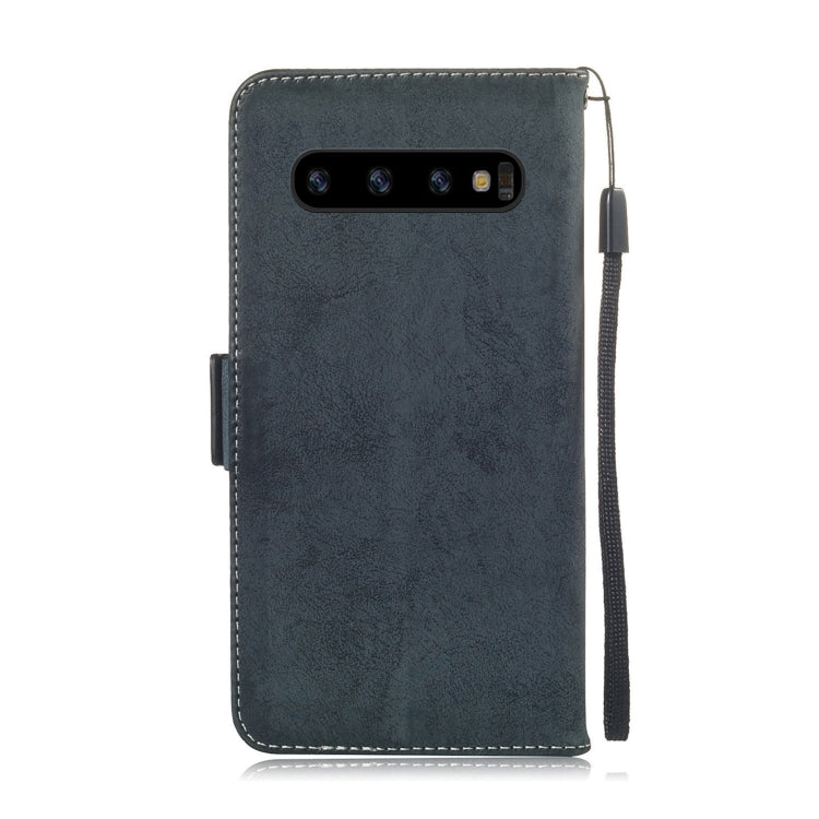 Multifunctional Horizontal Flip Retro Leather Case with Card Slot & Holder for Galaxy S10+