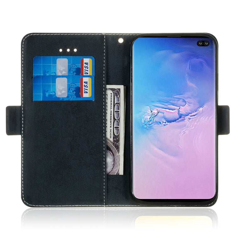 Multifunctional Horizontal Flip Retro Leather Case with Card Slot & Holder for Galaxy S10+