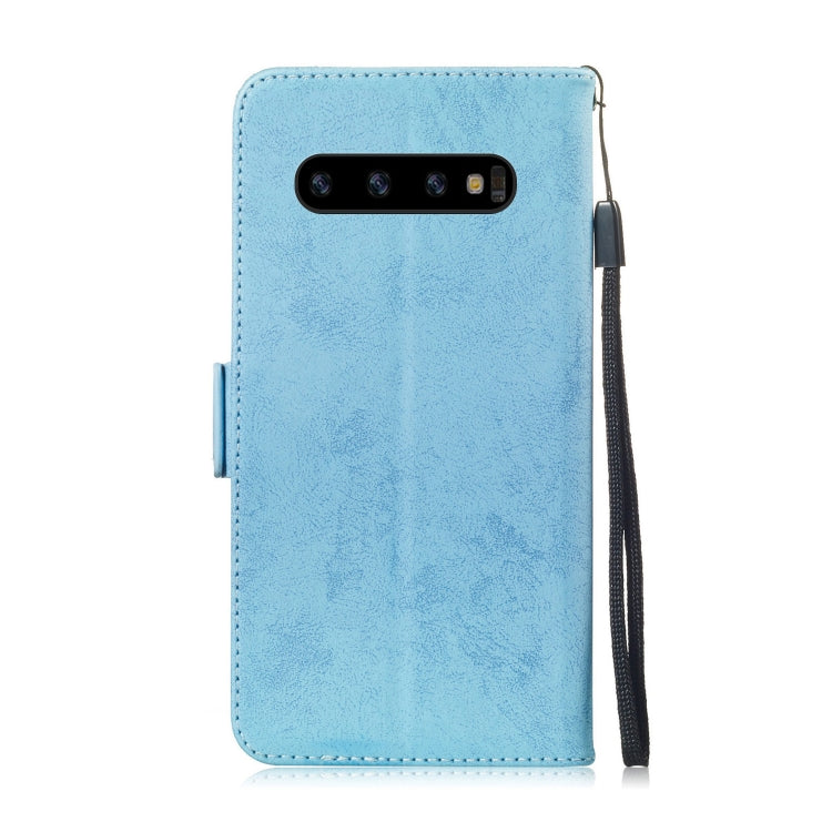 Multifunctional Horizontal Flip Retro Leather Case with Card Slot & Holder for Galaxy S10