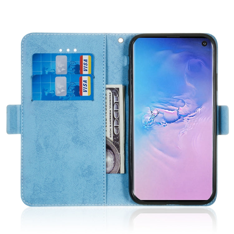 Multifunctional Horizontal Flip Retro Leather Case with Card Slot & Holder for Galaxy S10