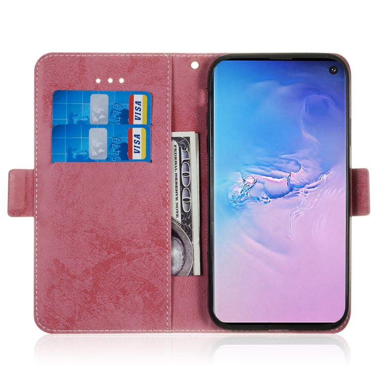 Multifunctional Horizontal Flip Retro Leather Case with Card Slot & Holder for Galaxy S10