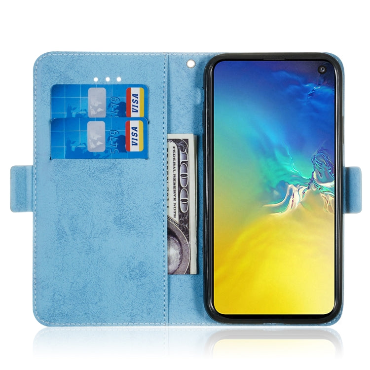 Multifunctional Horizontal Flip Retro Leather Case with Card Slot & Holder for Galaxy S10e