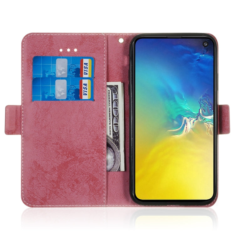 Multifunctional Horizontal Flip Retro Leather Case with Card Slot & Holder for Galaxy S10e