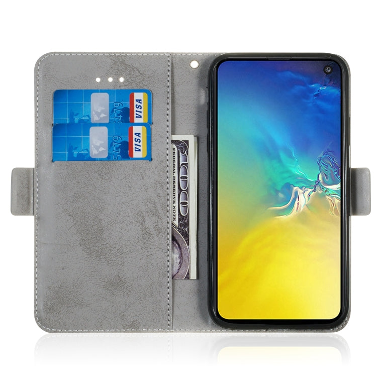 Multifunctional Horizontal Flip Retro Leather Case with Card Slot & Holder for Galaxy S10e