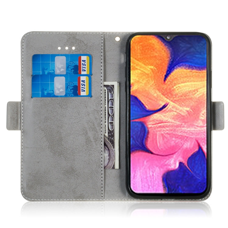 Multifunctional Horizontal Flip Retro Leather Case with Card Slot & Holder for Galaxy A10