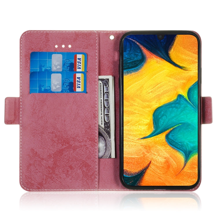 Multifunctional Horizontal Flip Retro Leather Case with Card Slot & Holder for Galaxy A30