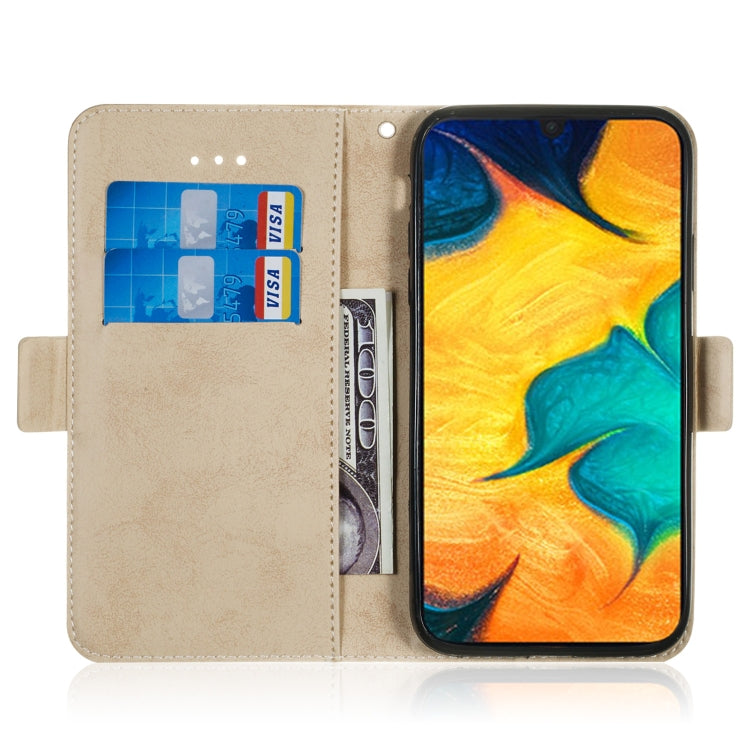 Multifunctional Horizontal Flip Retro Leather Case with Card Slot & Holder for Galaxy A30