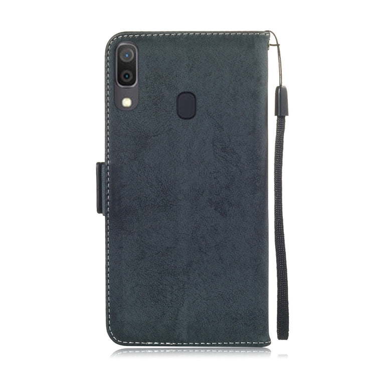 Multifunctional Horizontal Flip Retro Leather Case with Card Slot & Holder for Galaxy A30