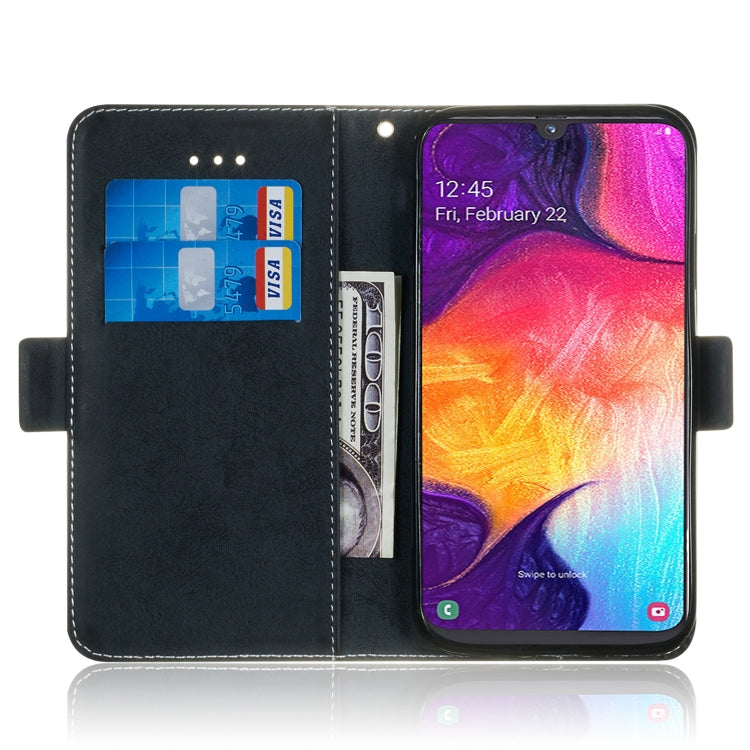 Multifunctional Horizontal Flip Retro Leather Case with Card Slot & Holder for Galaxy A50