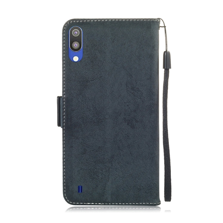 Multifunctional Horizontal Flip Retro Leather Case with Card Slot & Holder for Galaxy M10