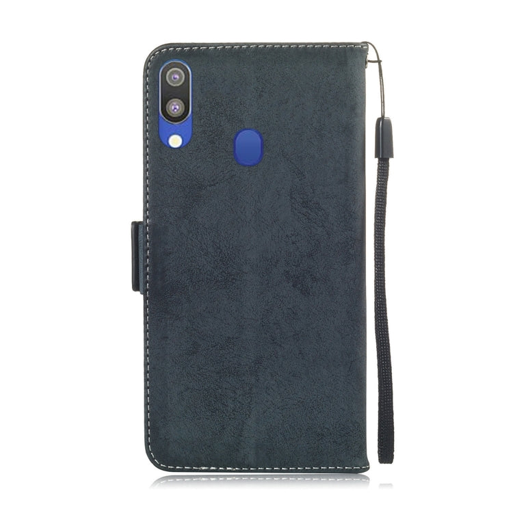 Multifunctional Horizontal Flip Retro Leather Case with Card Slot & Holder for Galaxy M20