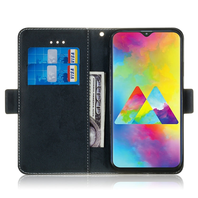 Multifunctional Horizontal Flip Retro Leather Case with Card Slot & Holder for Galaxy M20