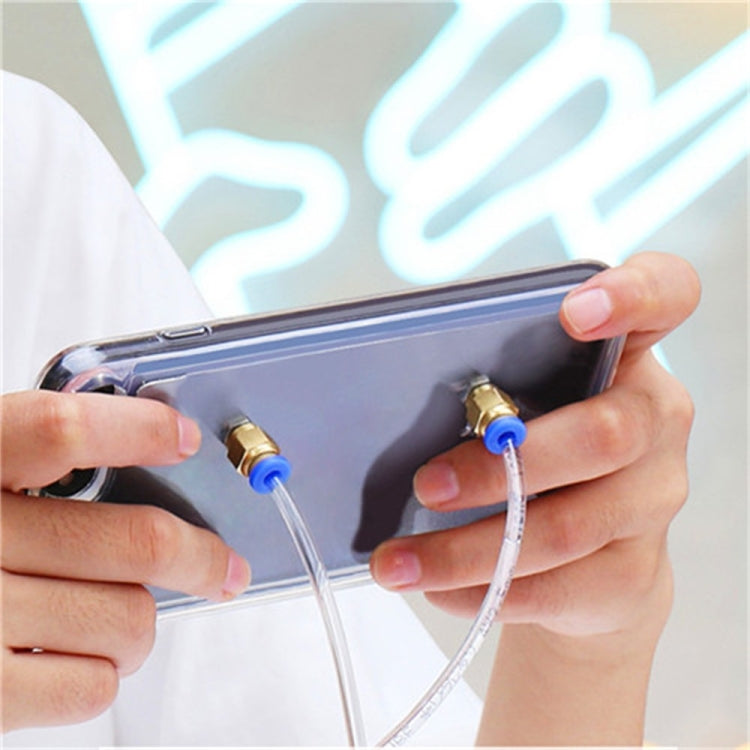 For iPhone XS Max Radiator Water-Cooled Artigact TPU Soft Case