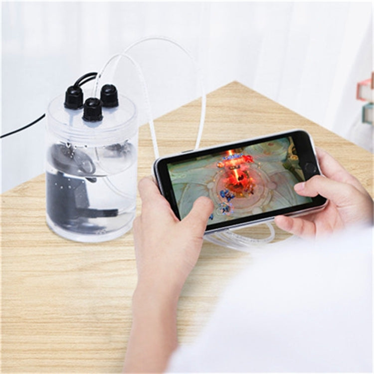 For iPhone XS Max Radiator Water-Cooled Artigact TPU Soft Case