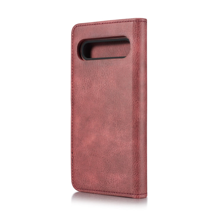 DG.MING Crazy Horse Texture Flip Detachable Magnetic Leather Case with Holder & Card Slots & Wallet for Galaxy S10 5G