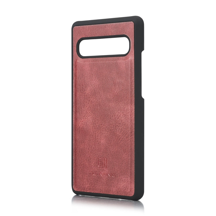 DG.MING Crazy Horse Texture Flip Detachable Magnetic Leather Case with Holder & Card Slots & Wallet for Galaxy S10 5G