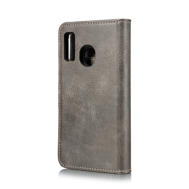 DG.MING Crazy Horse Texture Flip Detachable Magnetic Leather Case with Holder & Card Slots & Wallet for Galaxy A40