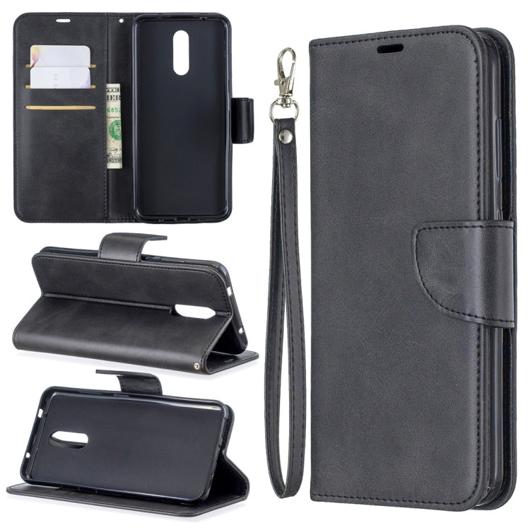 Retro Lambskin Texture Pure Color Horizontal Flip PU Leather Case with Holder & Card Slots & Wallet & Lanyard for Nokia 3.2