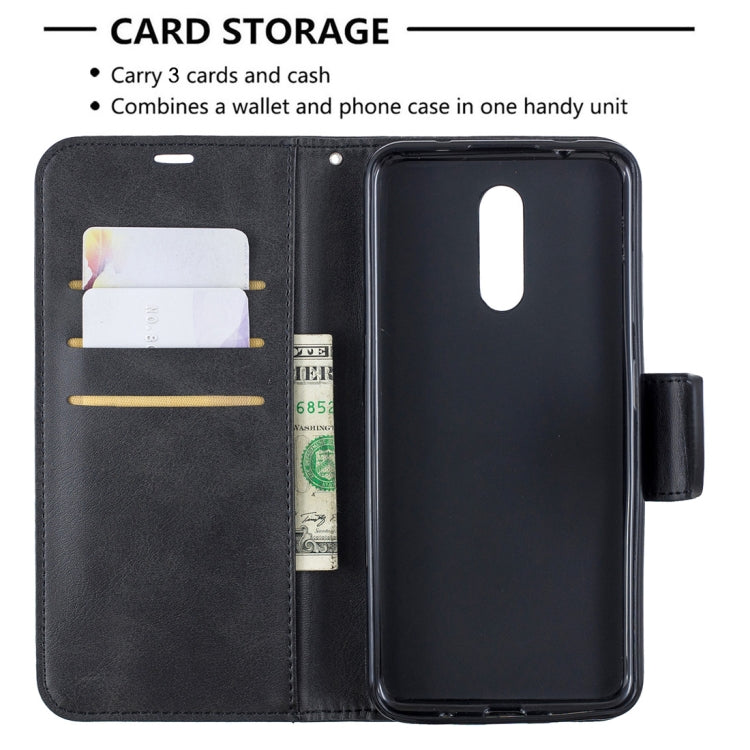 Retro Lambskin Texture Pure Color Horizontal Flip PU Leather Case with Holder & Card Slots & Wallet & Lanyard for Nokia 3.2
