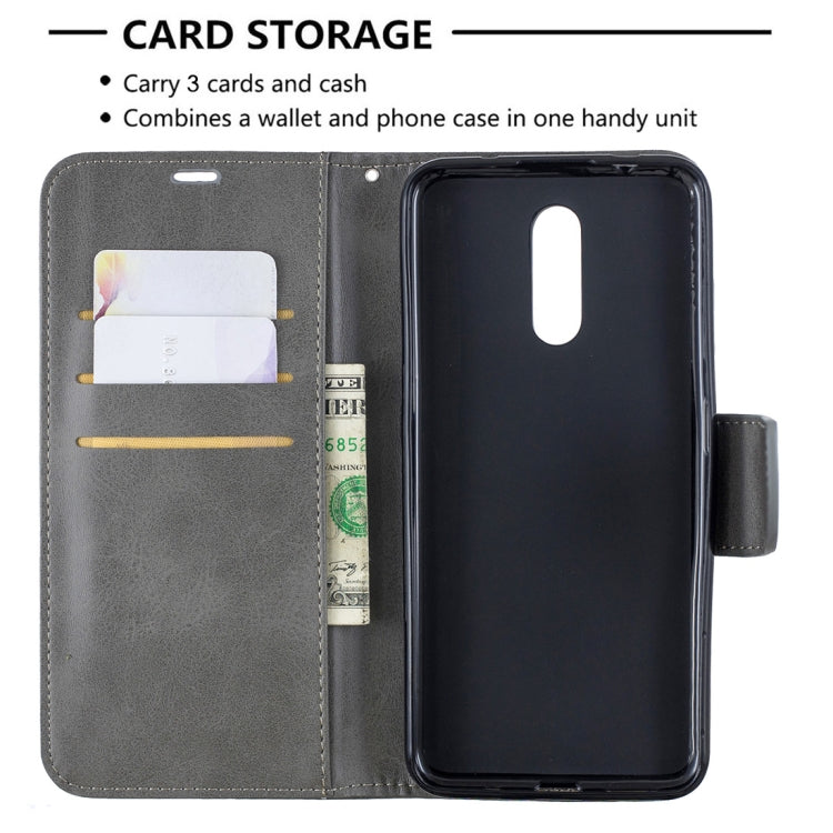 Retro Lambskin Texture Pure Color Horizontal Flip PU Leather Case with Holder & Card Slots & Wallet & Lanyard for Nokia 3.2