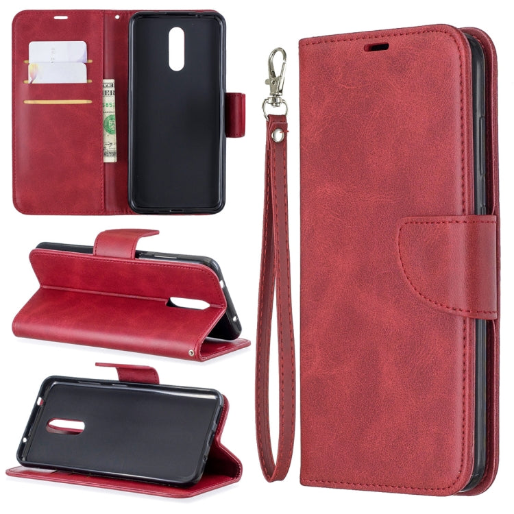 Retro Lambskin Texture Pure Color Horizontal Flip PU Leather Case with Holder & Card Slots & Wallet & Lanyard for Nokia 3.2