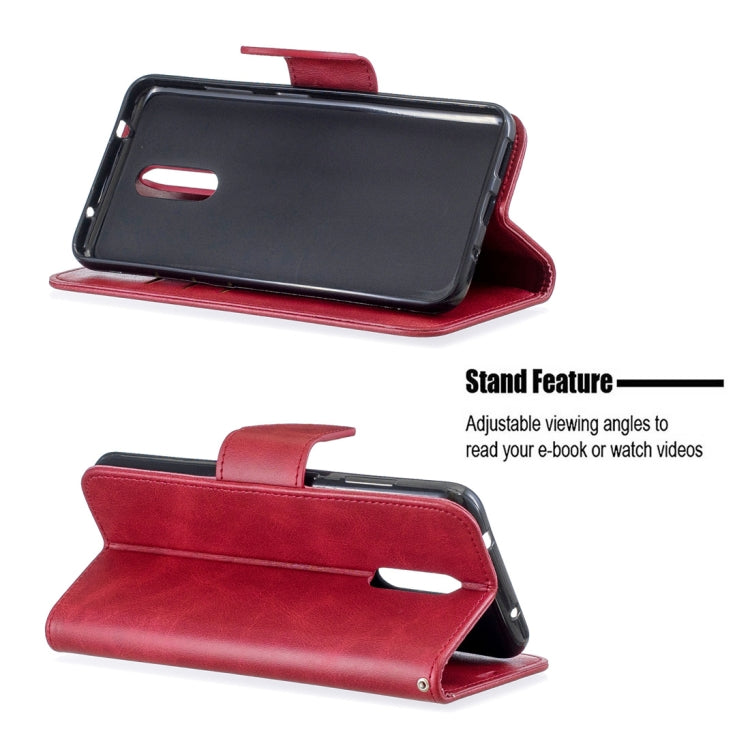 Retro Lambskin Texture Pure Color Horizontal Flip PU Leather Case with Holder & Card Slots & Wallet & Lanyard for Nokia 3.2
