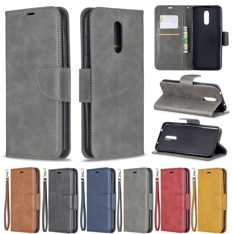 Retro Lambskin Texture Pure Color Horizontal Flip PU Leather Case with Holder & Card Slots & Wallet & Lanyard for Nokia 3.2