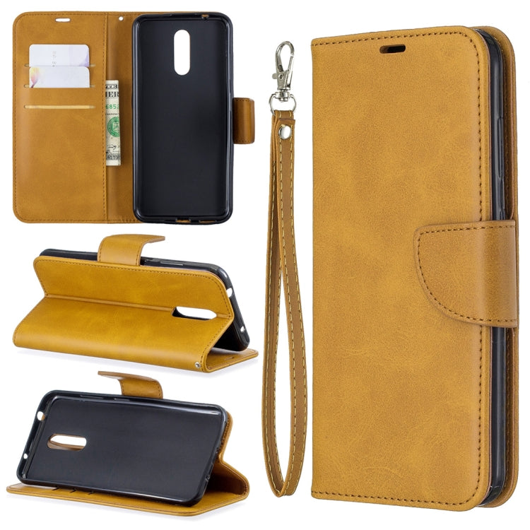 Retro Lambskin Texture Pure Color Horizontal Flip PU Leather Case with Holder & Card Slots & Wallet & Lanyard for Nokia 3.2