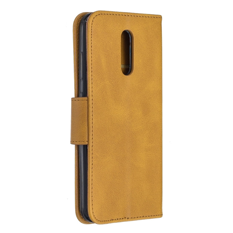 Retro Lambskin Texture Pure Color Horizontal Flip PU Leather Case with Holder & Card Slots & Wallet & Lanyard for Nokia 3.2