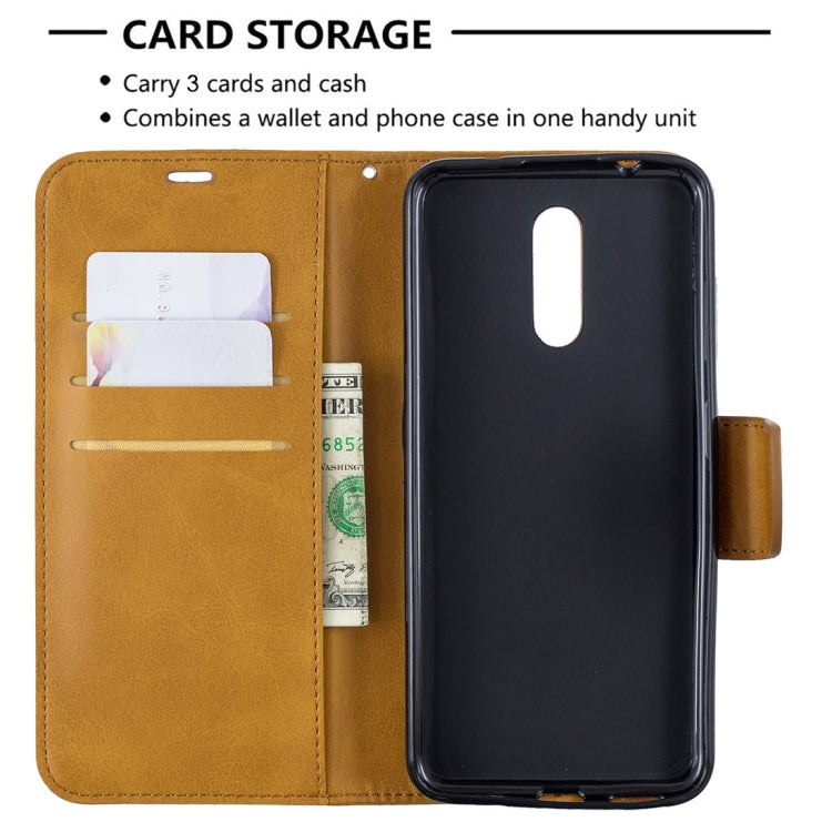 Retro Lambskin Texture Pure Color Horizontal Flip PU Leather Case with Holder & Card Slots & Wallet & Lanyard for Nokia 3.2