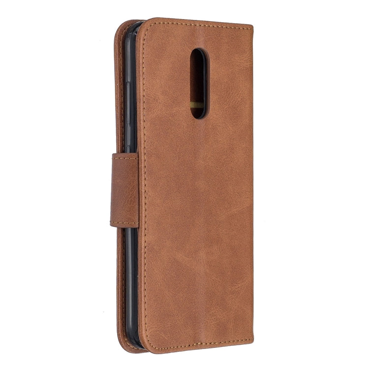 Retro Lambskin Texture Pure Color Horizontal Flip PU Leather Case with Holder & Card Slots & Wallet & Lanyard for Nokia 3.2