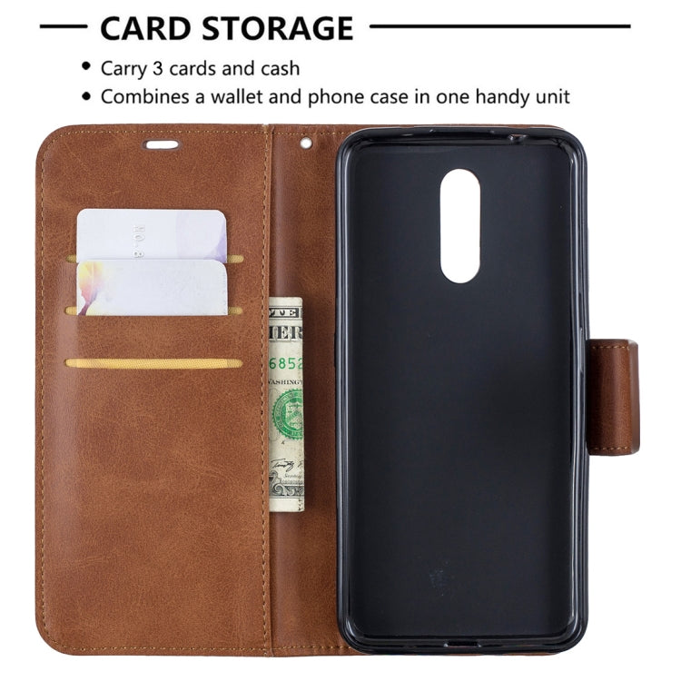 Retro Lambskin Texture Pure Color Horizontal Flip PU Leather Case with Holder & Card Slots & Wallet & Lanyard for Nokia 3.2